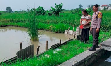 Polsek-Sukodono-Tinjau-Program-Ketahanan-Pangan-Budidaya-Ikan-Nila