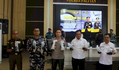 Polres-Pacitan-Ungkap-Penyelundupan-27.650-Benur-Ilegal,-2-Tersangka-Diamankan
