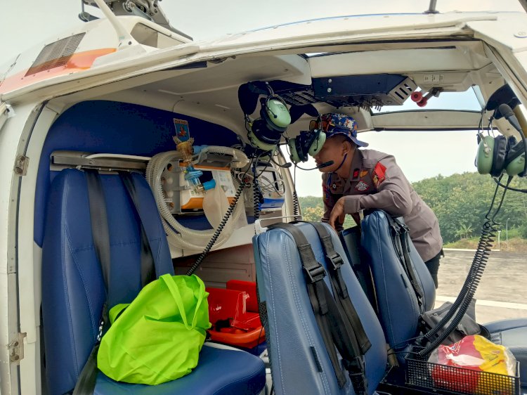 Ambulans Udara Disiagakan Untuk Situasi Genting Saat Arus Mudik di Tol Trans Jawa